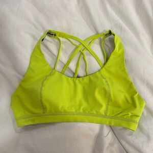 Sweaty Betty Neon Yellow Sports Bra